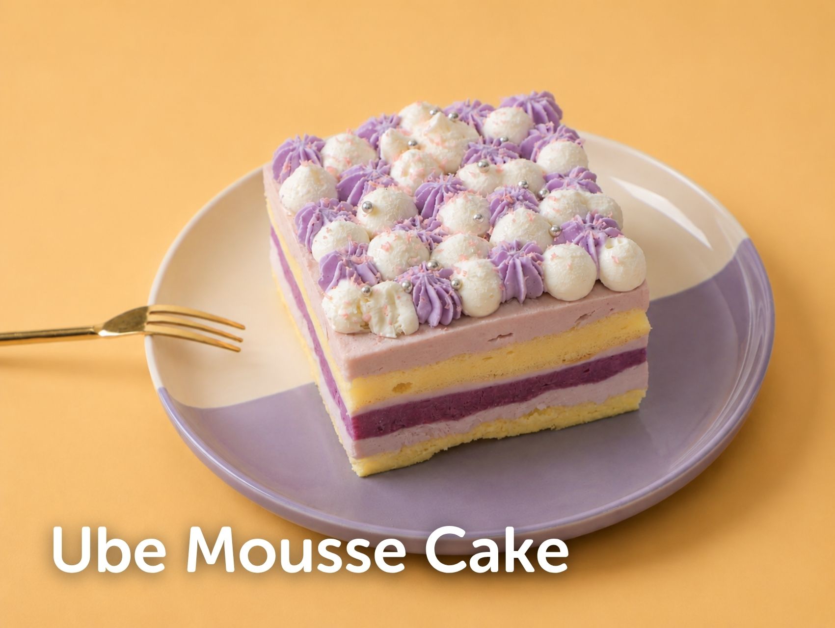 Ube Mousse Cake
